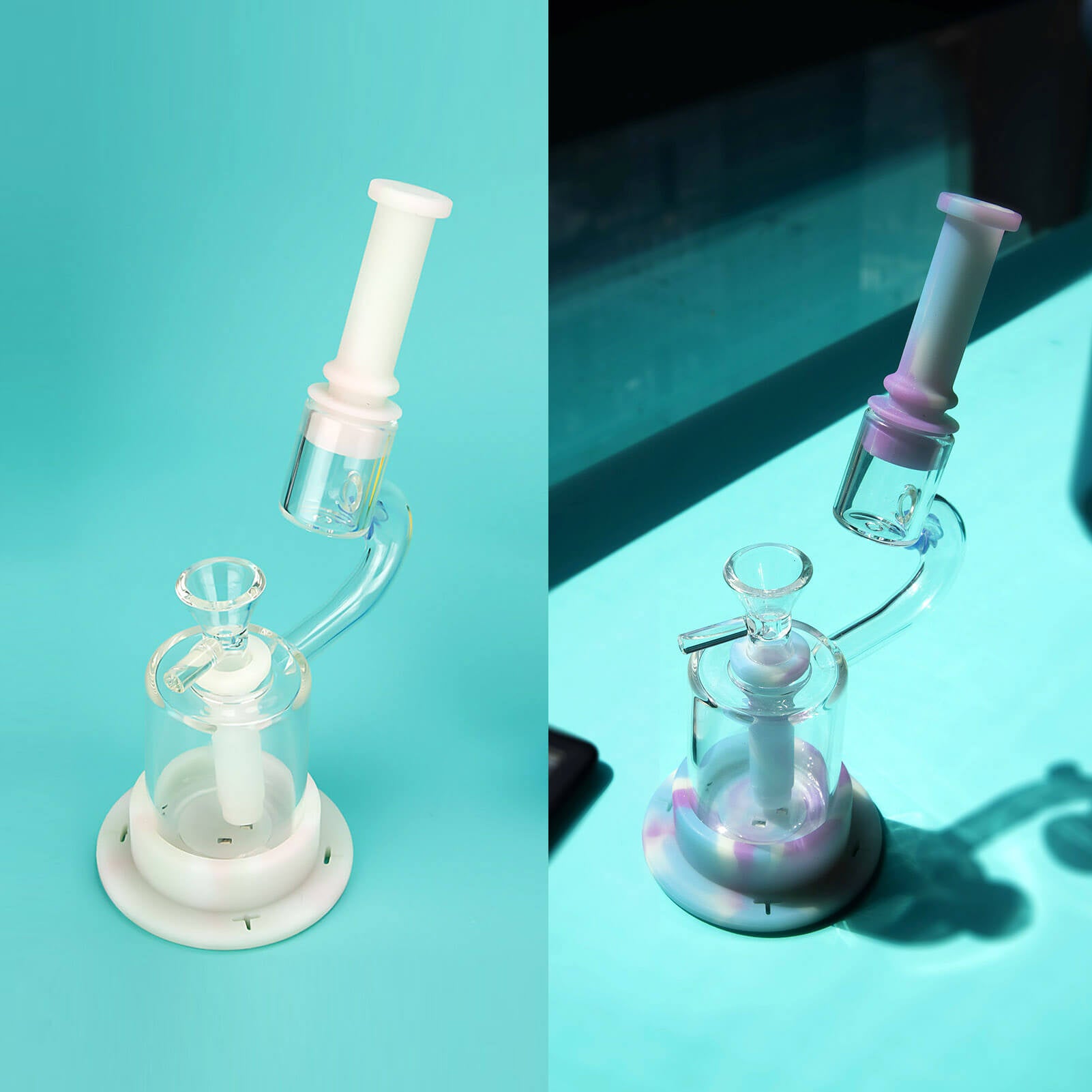 Color Changing Microscope Bong | INHALCO