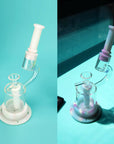 Color Changing Microscope Bong - INHALCO