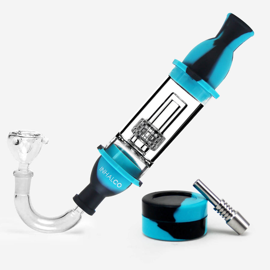Silicone Nectar Collector With Glass Water Filter