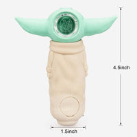 Baby Yoda Silicone Pipe - INHALCO