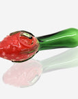 5.5" Strawberry Glass Pipe - INHALCO