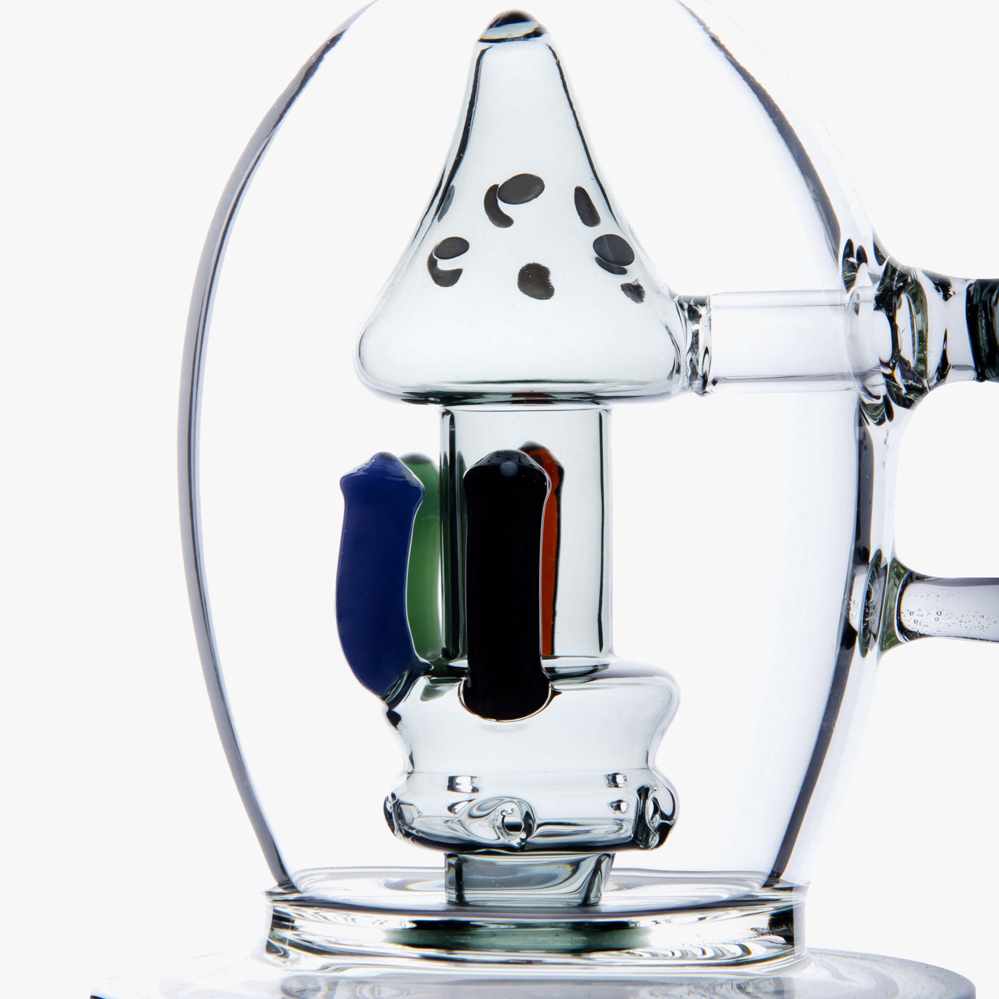 Mushroom Perc Glass Bong - INHALCO