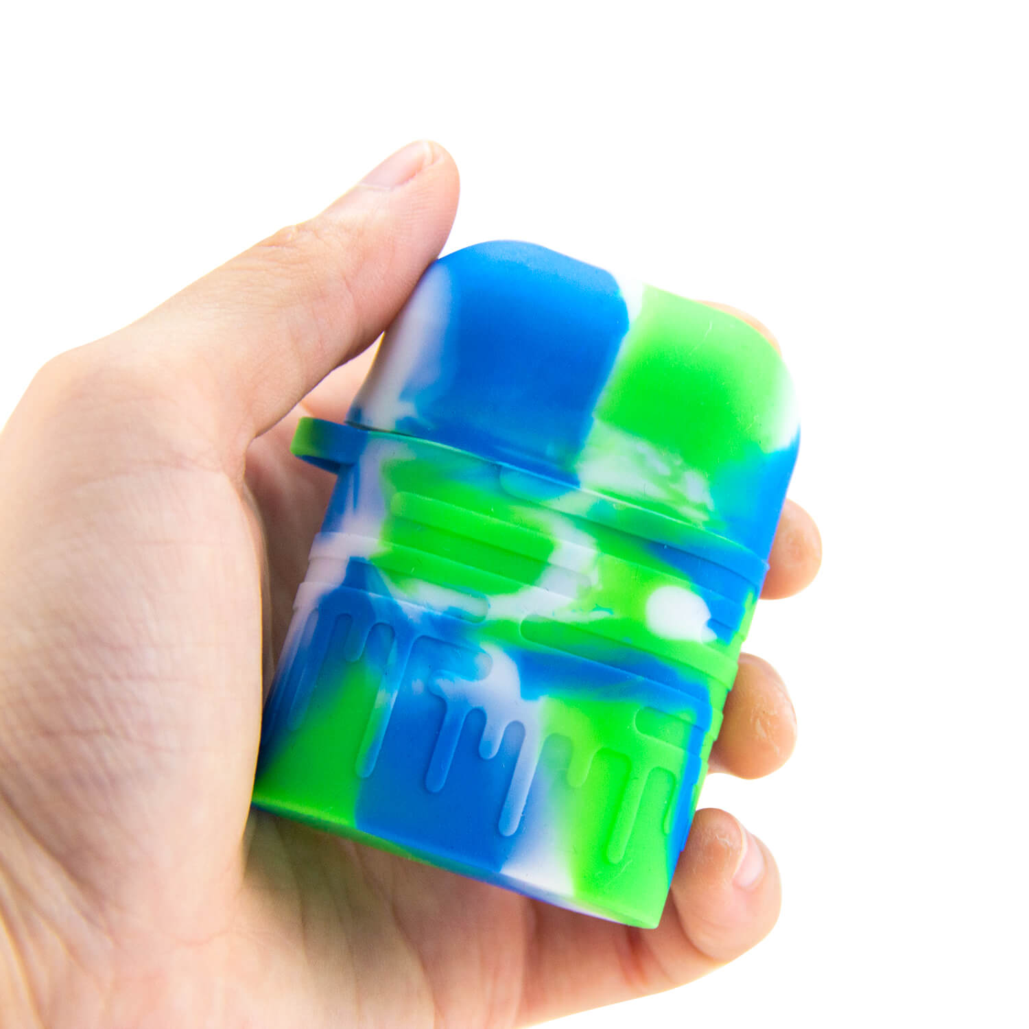 thumbnail image 2 of Silicone Dugout With One Hitter – Red/Black, Portable & Smell-Proof 2 of 5